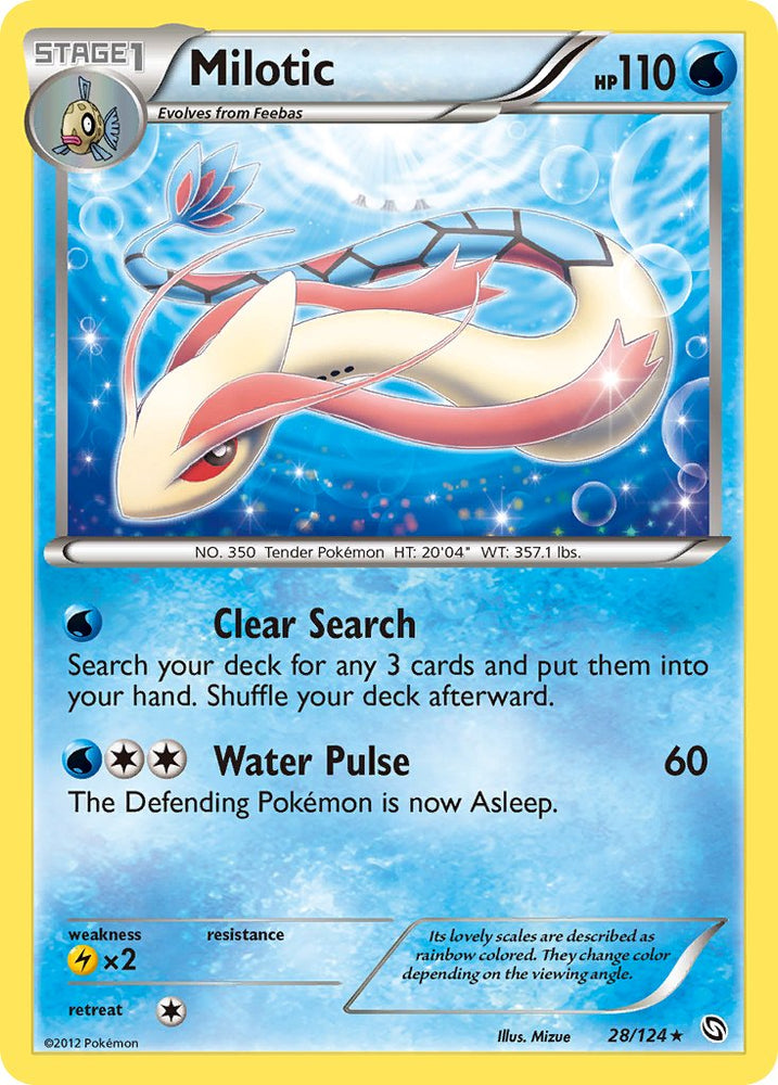 Pokemon | Milotic (28/124) (Theme Deck Exclusive) [Black & White: Dragons Exalted] | The Nerd Merchant