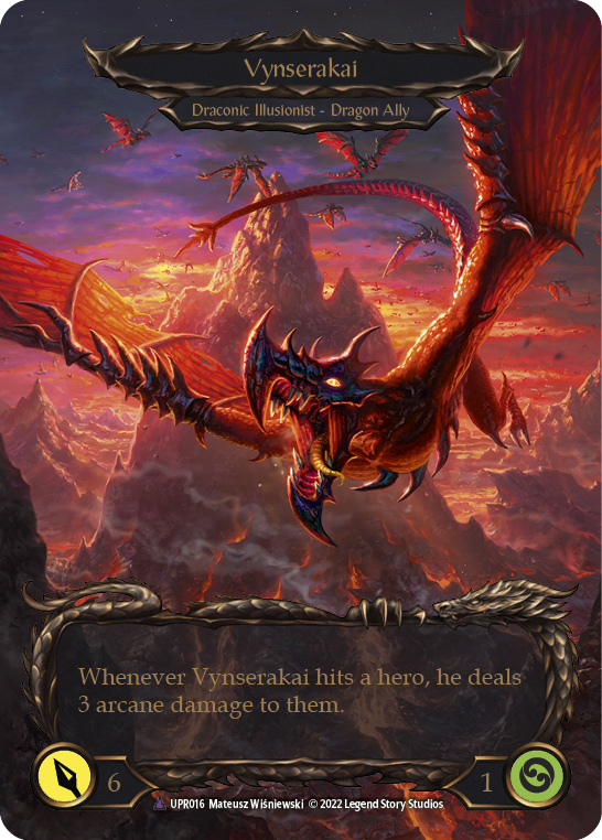 Flesh and Blood TCG | Invoke Vynserakai // Vynserakai (Marvel) [UPR016] (Uprising)  Cold Foil | The Nerd Merchant