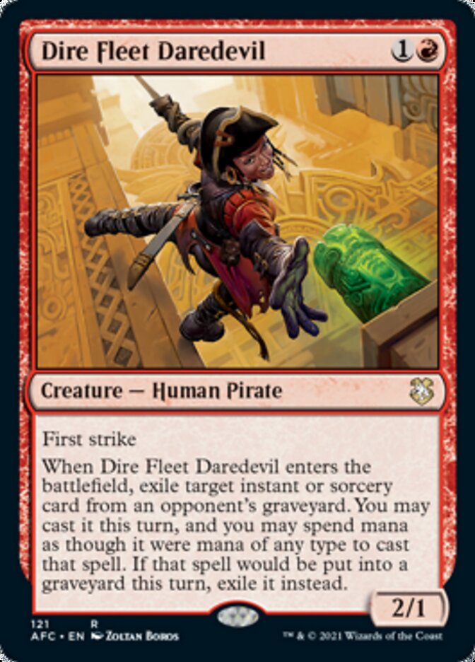 Magic | Dire Fleet Daredevil [Dungeons & Dragons: Adventures in the Forgotten Realms Commander] | The Nerd Merchant