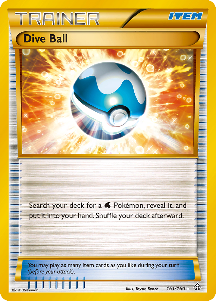 Pokemon | Dive Ball (161/160) [XY: Primal Clash] | The Nerd Merchant