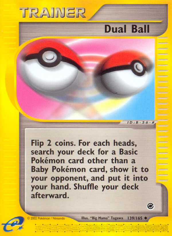 Pokemon | Dual Ball (139/165) [Expedition: Base Set] | The Nerd Merchant