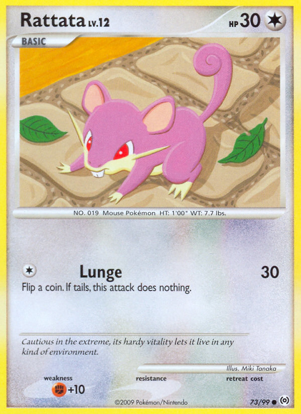 Pokemon | Rattata (73/99) [Platinum: Arceus] | The Nerd Merchant