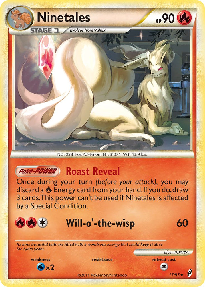 Pokemon | Ninetales (17/95) (Theme Deck Exclusive) [HeartGold & SoulSilver: Call of Legends] | The Nerd Merchant
