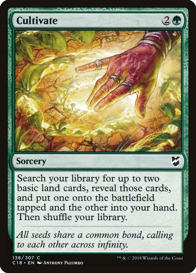 Magic | Cultivate [Commander 2018] | The Nerd Merchant