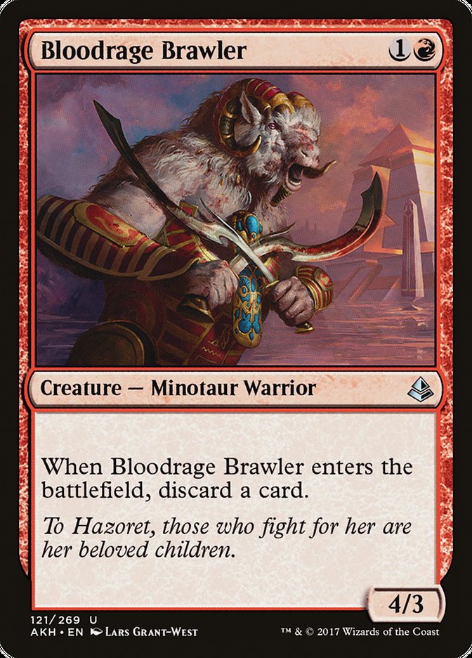 Magic | Bloodrage Brawler [Amonkhet] | The Nerd Merchant
