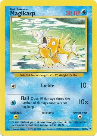 Pokemon | Magikarp (35/102) [Base Set Unlimited] | The Nerd Merchant