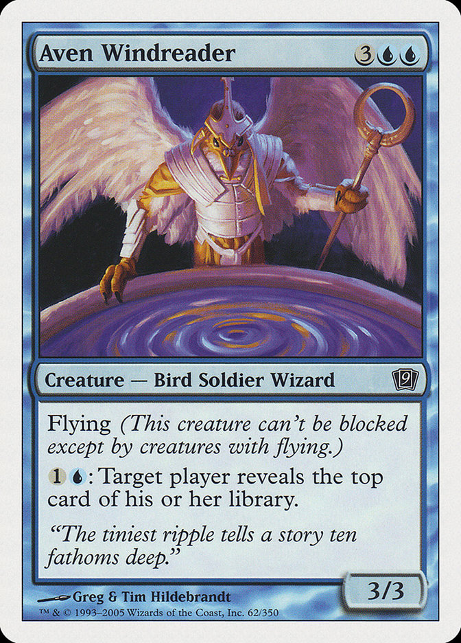 Magic | Aven Windreader [Ninth Edition] | The Nerd Merchant