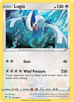 Pokemon | Lugia (132/185) [Sword & Shield: Vivid Voltage] | The Nerd Merchant