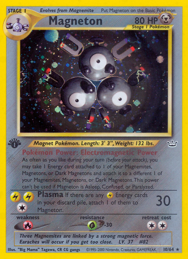 Pokemon | Magneton (10/64) [Neo Revelation 1st Edition] | The Nerd Merchant