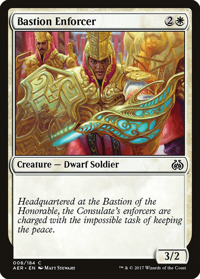 Magic | Bastion Enforcer [Aether Revolt] | The Nerd Merchant