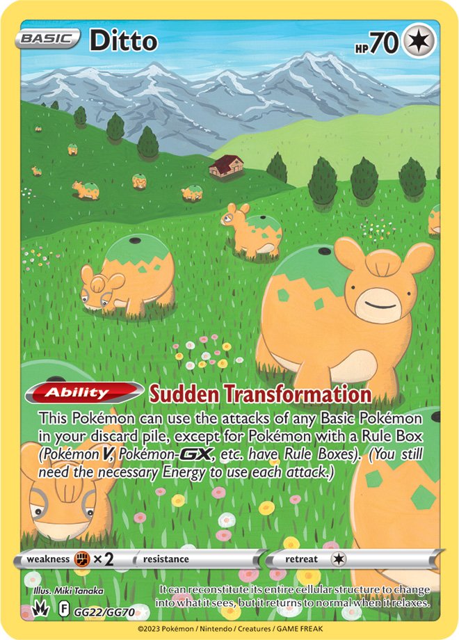Pokemon | Ditto (GG22/GG70) [Sword & Shield: Crown Zenith] | The Nerd Merchant