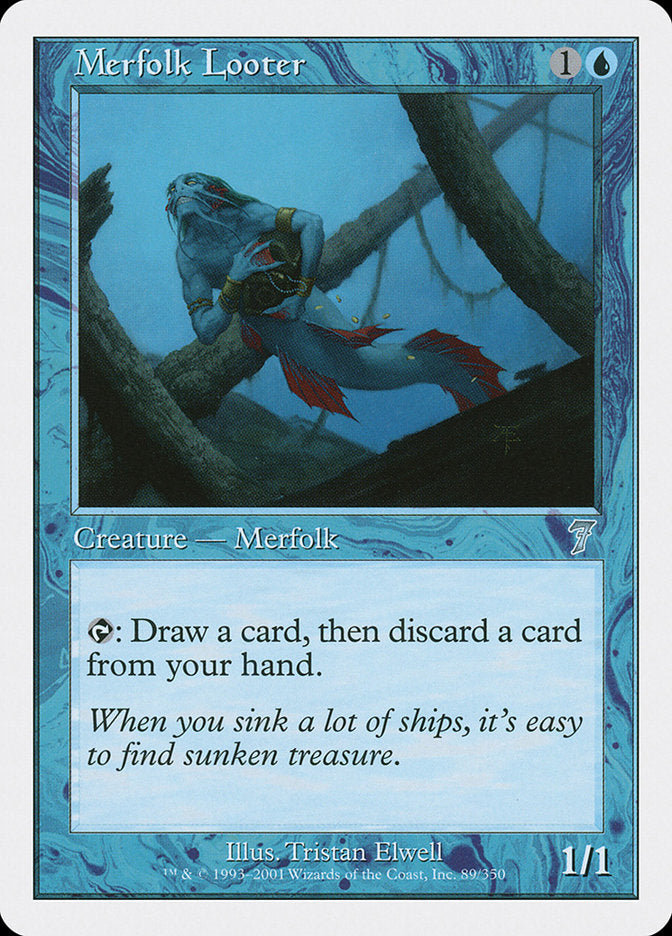 Magic | Merfolk Looter [Seventh Edition] | The Nerd Merchant