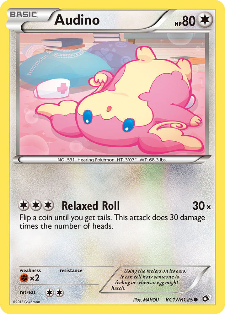 Pokemon | Audino (RC17/RC25) [Black & White: Legendary Treasures] | The Nerd Merchant