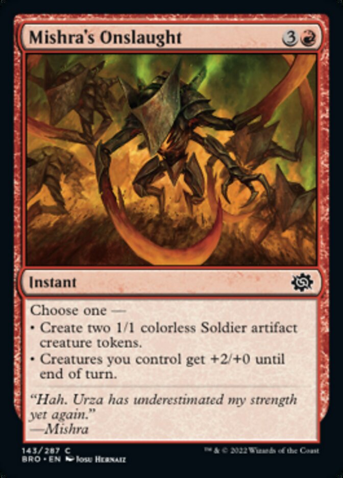 Magic | Mishra's Onslaught [The Brothers' War] | The Nerd Merchant
