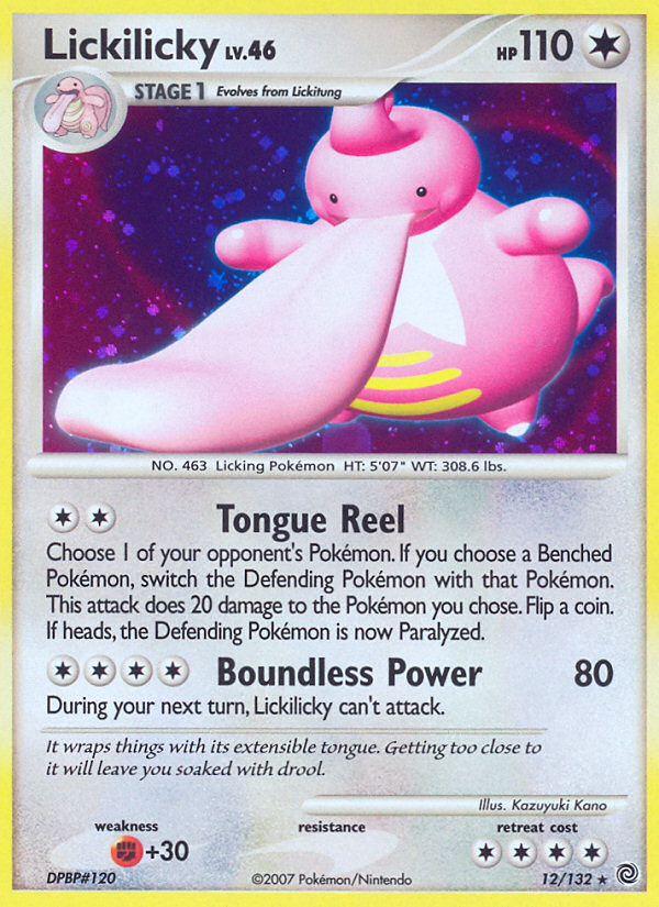 Pokemon | Lickilicky (12/132) [Diamond & Pearl: Secret Wonders] | The Nerd Merchant