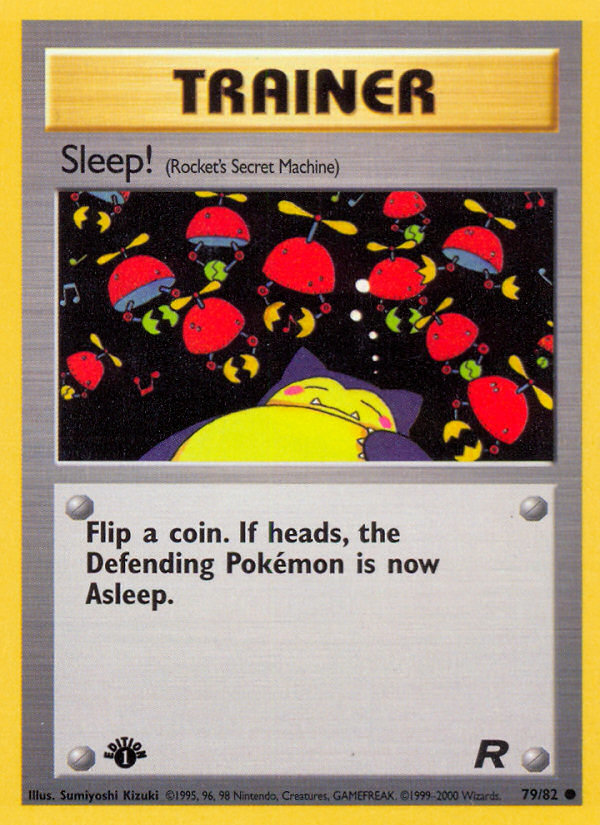 Pokemon | Sleep! (79/82) [Team Rocket 1st Edition] | The Nerd Merchant