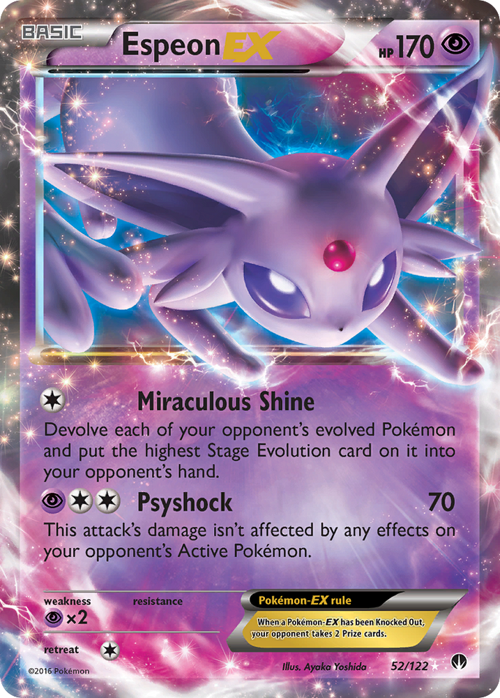 Pokemon | Espeon EX (52/122) [XY: BREAKpoint] | The Nerd Merchant