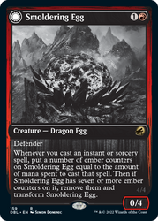 Magic | Smoldering Egg // Ashmouth Dragon [Innistrad: Double Feature] | The Nerd Merchant
