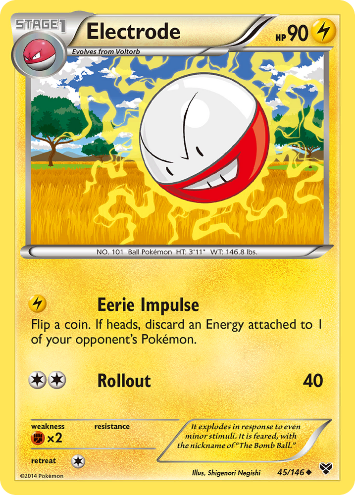 Pokemon | Electrode (45/146) [XY: Base Set] | The Nerd Merchant