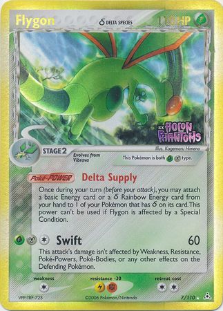 Pokemon | Flygon (7/110) (Delta Species) (Stamped) [EX: Holon Phantoms] | The Nerd Merchant