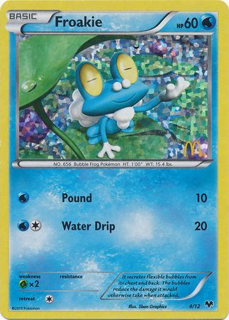 Pokemon | Froakie (4/12) [McDonald's Promos: 2014 Collection] | The Nerd Merchant