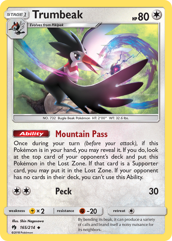 Pokemon | Trumbeak (165/214) [Sun & Moon: Lost Thunder] | The Nerd Merchant