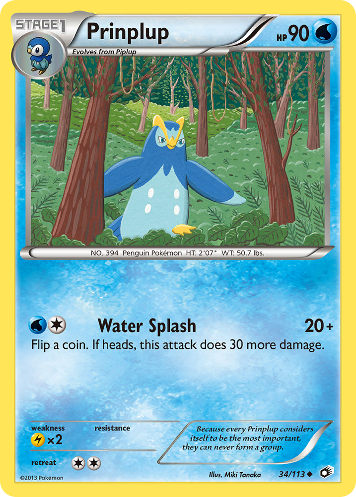 Pokemon | Prinplup (34/113) [Black & White: Legendary Treasures] | The Nerd Merchant