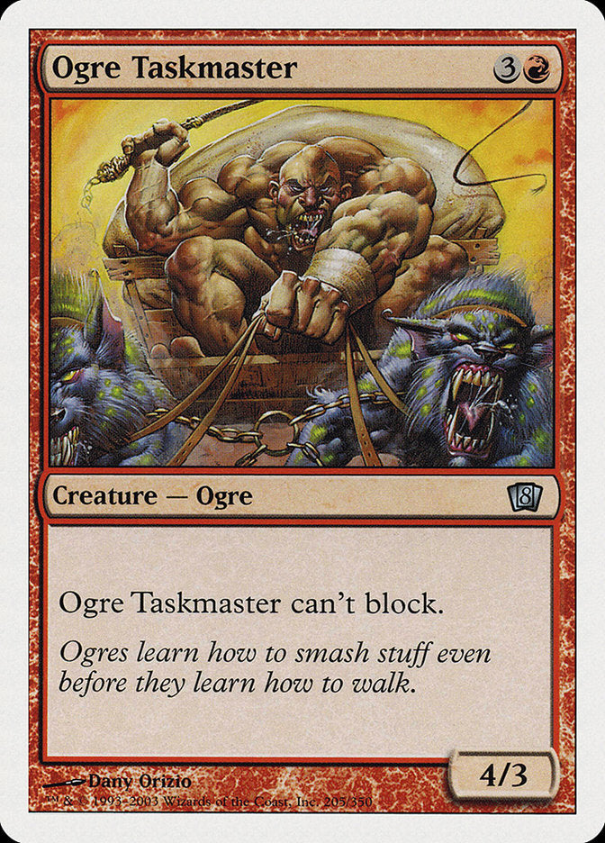 Magic | Ogre Taskmaster [Eighth Edition] | The Nerd Merchant