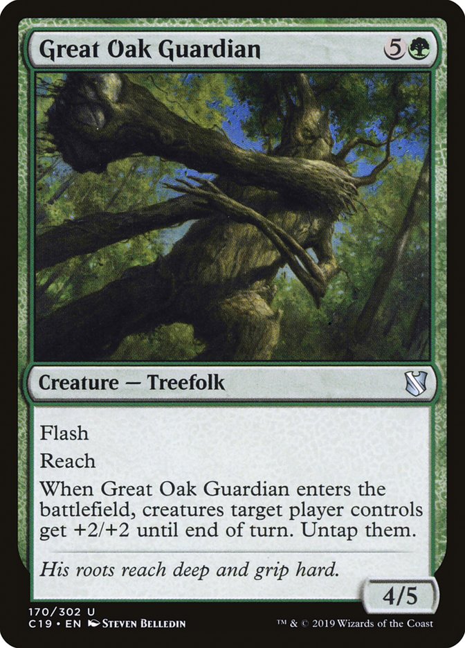 Magic | Great Oak Guardian [Commander 2019] | The Nerd Merchant