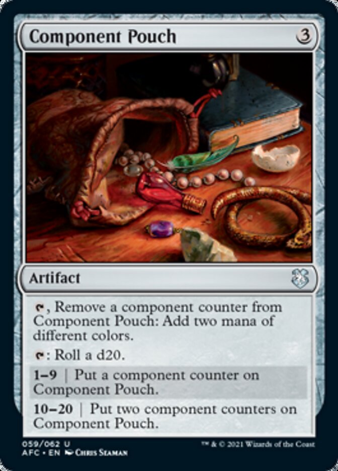 Magic | Component Pouch [Dungeons & Dragons: Adventures in the Forgotten Realms Commander] | The Nerd Merchant