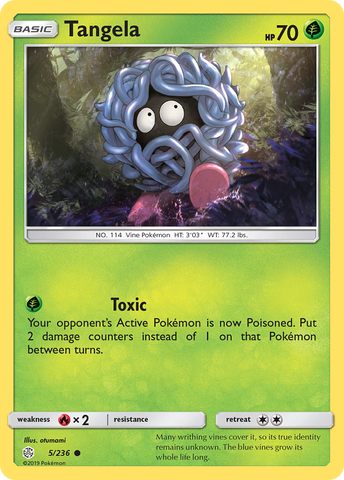 Pokemon| Tangela (5/236) [Sun & Moon: Cosmic Eclipse] | The Nerd Merchant