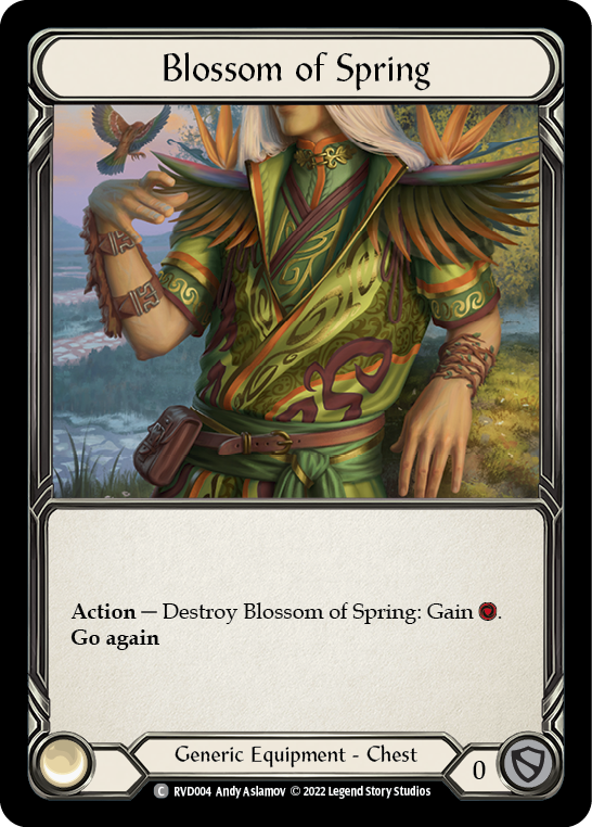 Flesh and Blood TCG | Blossom of Spring [RVD004] (Classic Battles: Rhinar vs Dorinthea)  Rainbow Foil | The Nerd Merchant