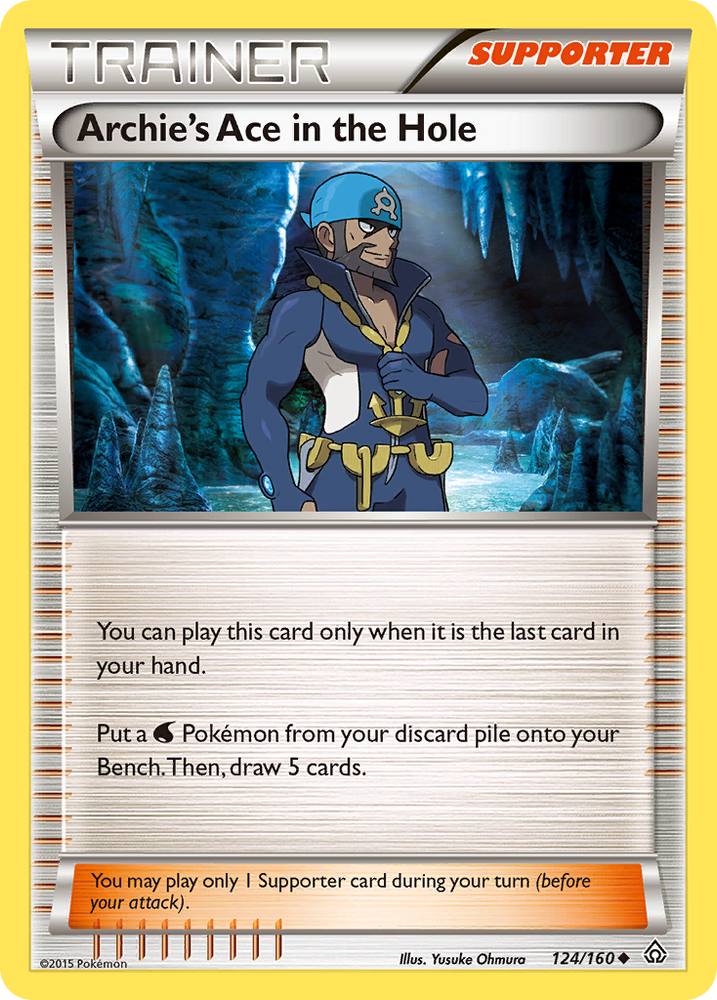 Pokemon | Archie's Ace in the Hole (124/160) [XY: Primal Clash] | The Nerd Merchant