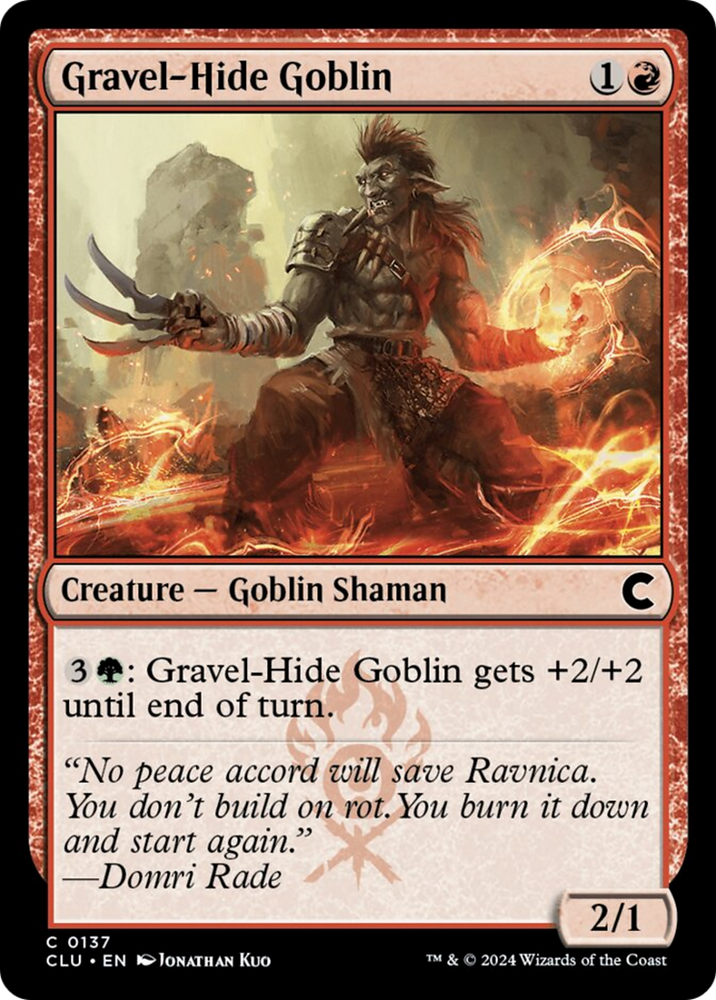 Magic | Gravel-Hide Goblin [Ravnica: Clue Edition] | The Nerd Merchant