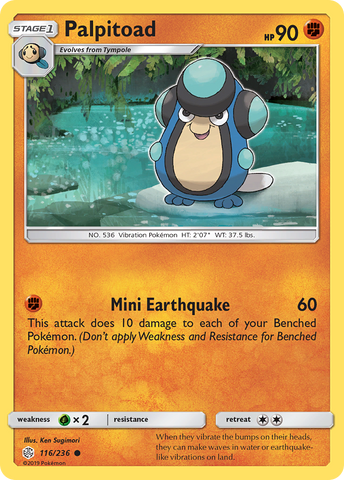 Pokemon| Palpitoad (116/236) [Sun & Moon: Cosmic Eclipse] | The Nerd Merchant