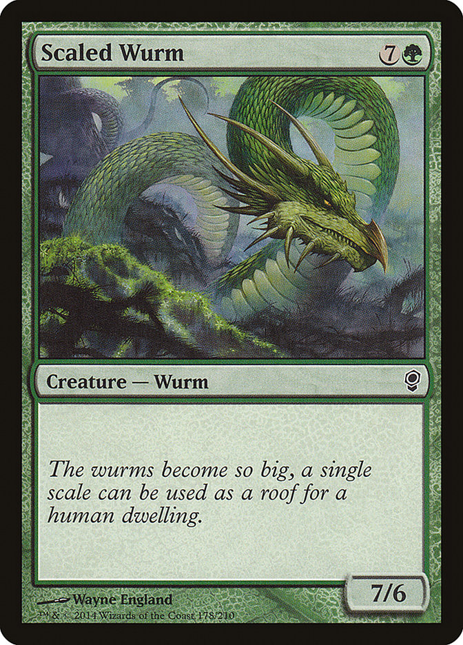 Magic | Scaled Wurm [Conspiracy] | The Nerd Merchant