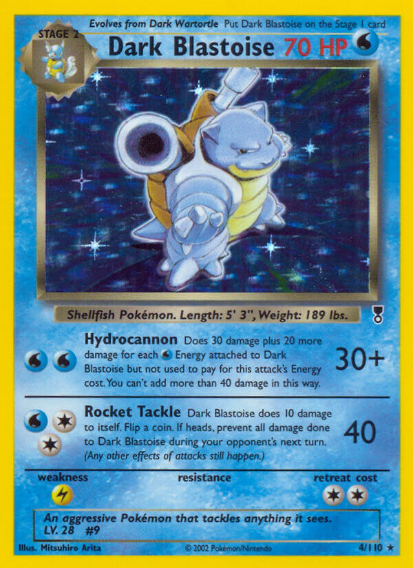 Pokemon | Dark Blastoise (4/110) (WotC) (Theme Deck Exclusive) [Legendary Collection] | The Nerd Merchant