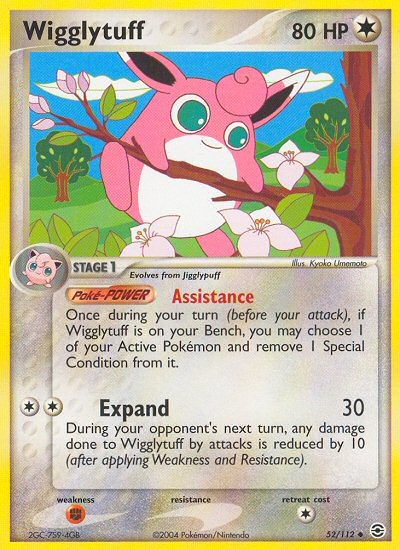 Pokemon | Wigglytuff (52/112) [EX: FireRed & LeafGreen] | The Nerd Merchant