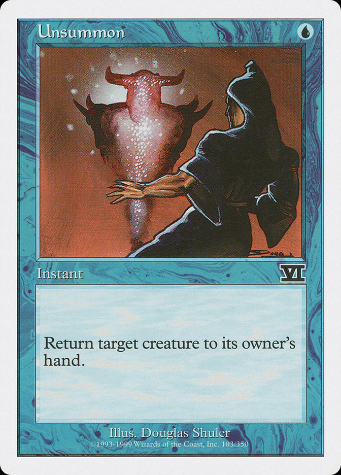 Magic | Unsummon [Classic Sixth Edition] | The Nerd Merchant