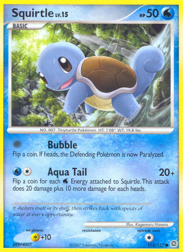 Pokemon | Squirtle (112/132) [Diamond & Pearl: Secret Wonders] | The Nerd Merchant