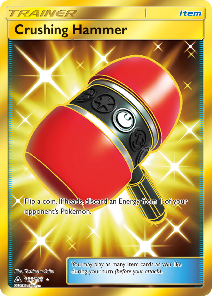 Pokemon | Crushing Hammer (166/156) [Sun & Moon: Ultra Prism] | The Nerd Merchant