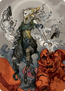 Magic | Tamiyo, Compleated Sage Art Card [Kamigawa: Neon Dynasty Art Series] | The Nerd Merchant