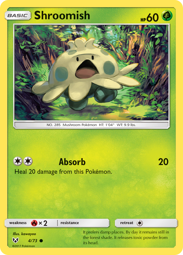 Pokemon | Shroomish (4/73) [Sun & Moon: Shining Legends] | The Nerd Merchant