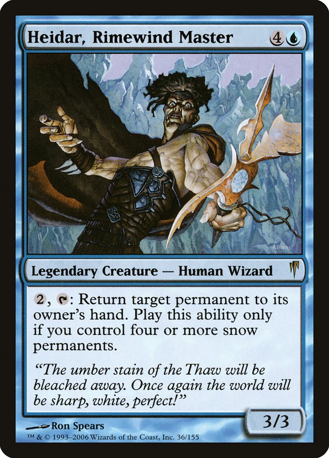 Magic | Heidar, Rimewind Master [Coldsnap] | The Nerd Merchant