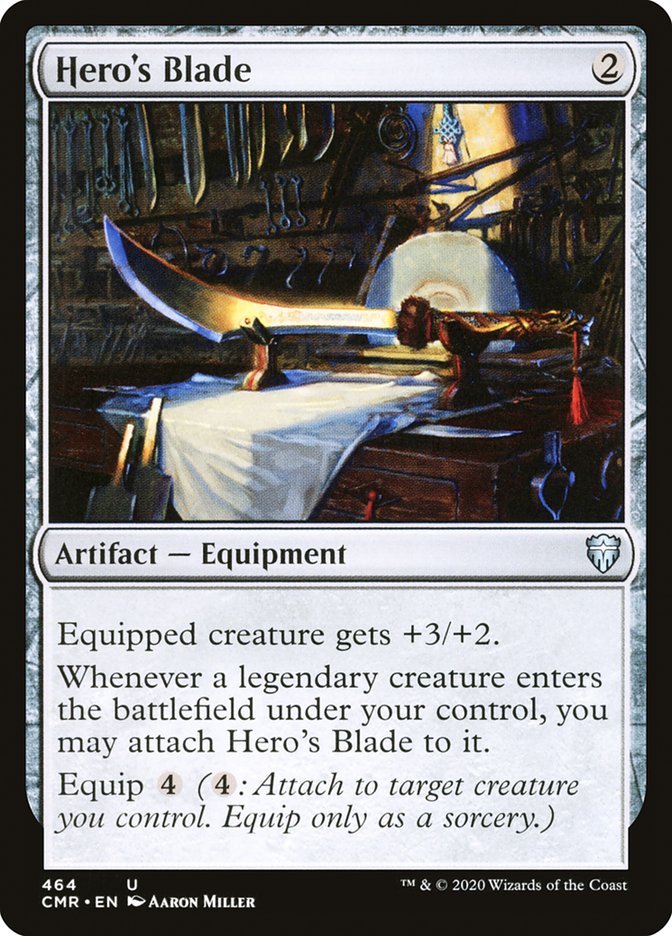 Magic | Hero's Blade (464) [Commander Legends] | The Nerd Merchant