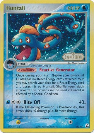 Pokemon | Huntail (18/92) (Stamped) [EX: Legend Maker] | The Nerd Merchant