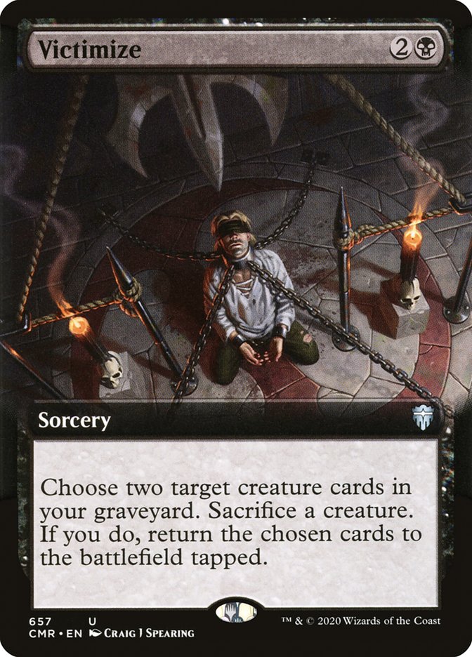Magic | Victimize (Extended Art) [Commander Legends] | The Nerd Merchant