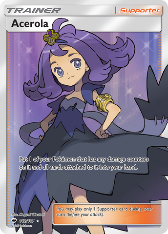 Pokemon | Acerola (142/147) [Sun & Moon: Burning Shadows] | The Nerd Merchant