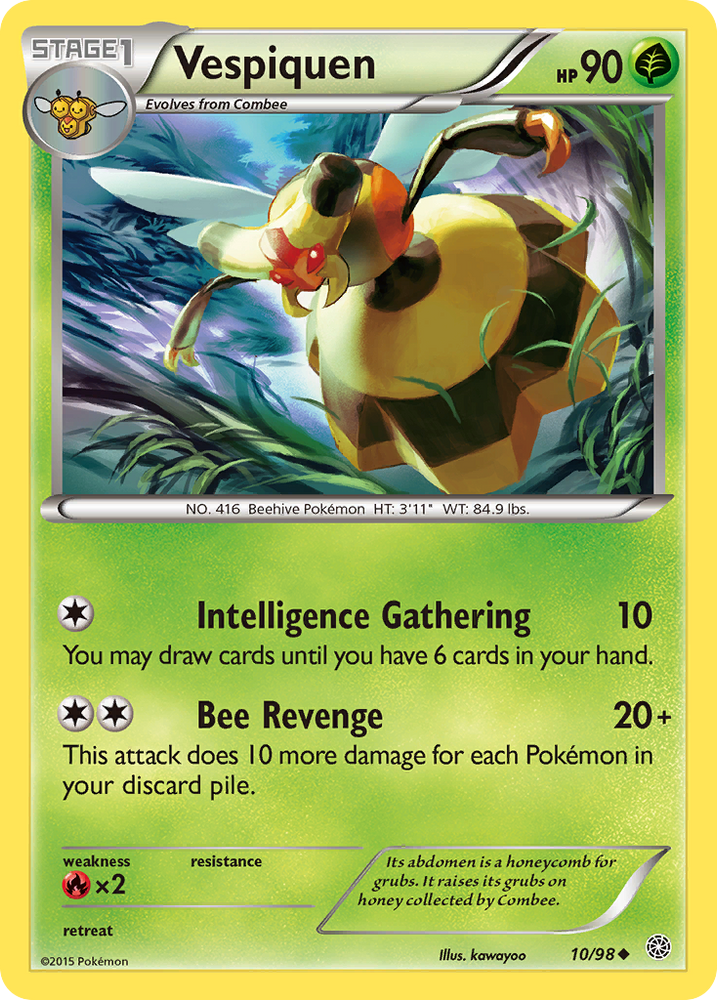 Pokemon | Vespiquen (10/98) [XY: Ancient Origins] | The Nerd Merchant