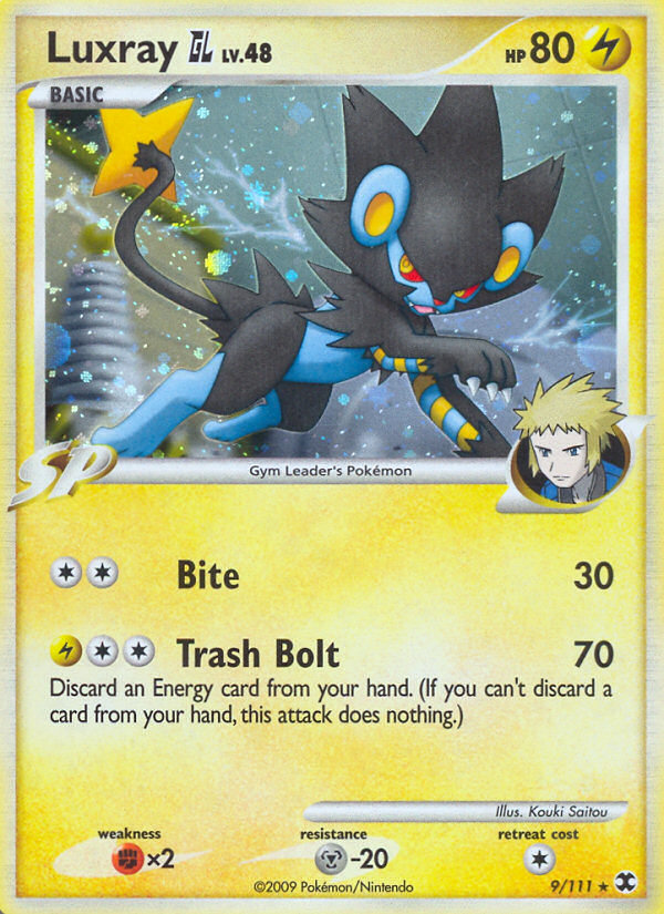 Pokemon | Luxray GL (9/111) [Platinum: Rising Rivals] | The Nerd Merchant